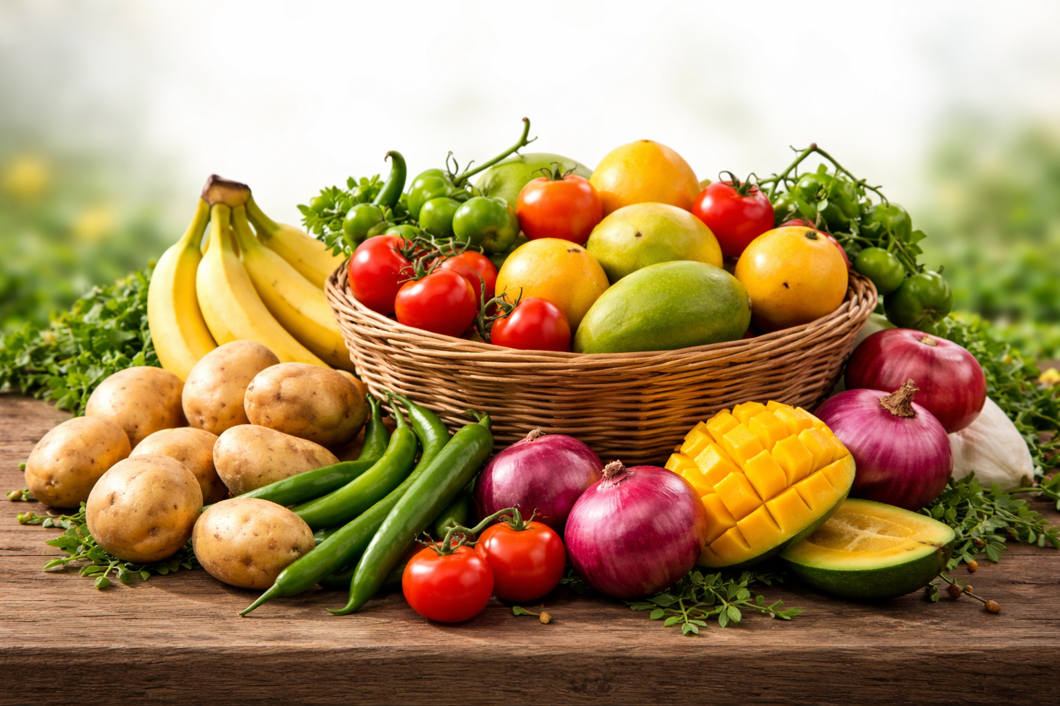 Vegetables and Fruits